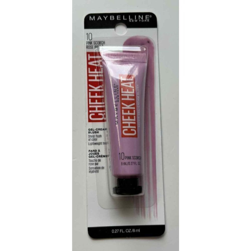 Maybelline Cheekheat Gel Cream Blush 10 Pink Scorch